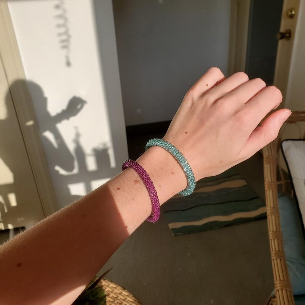 4 Colorful Assorted Bracelets & Anklets